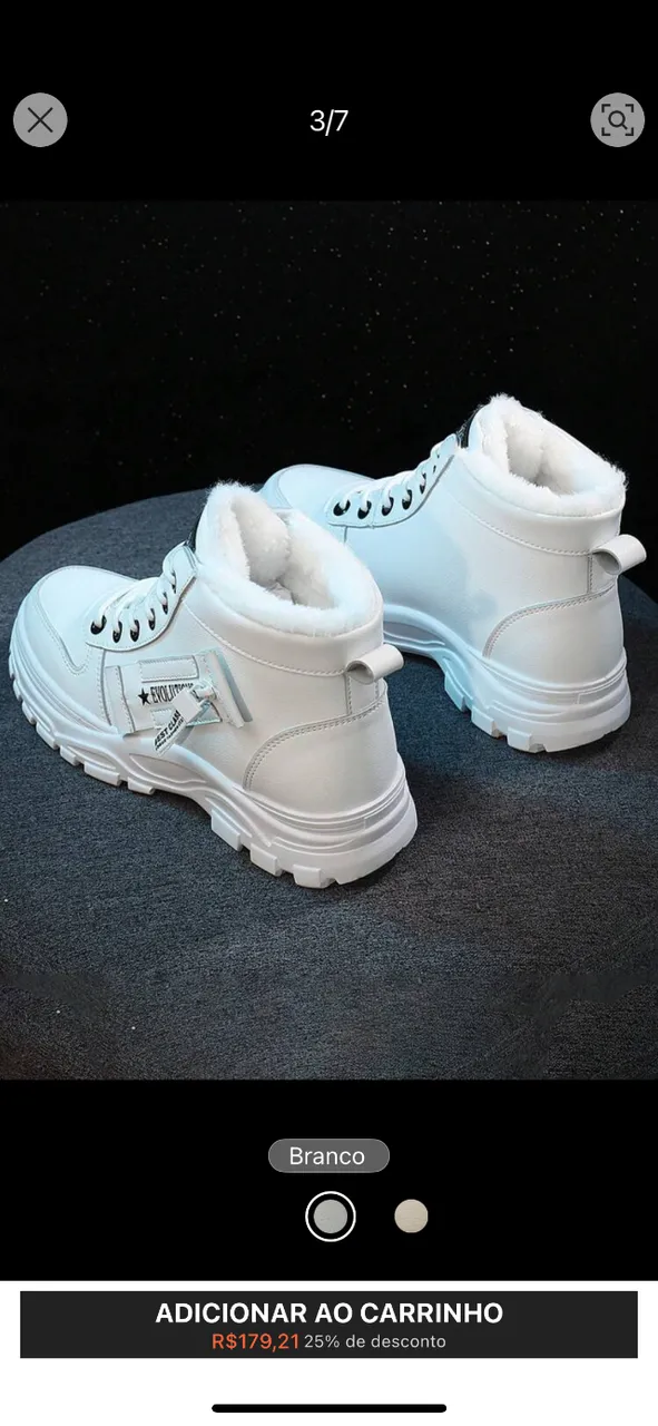 Bota para neve