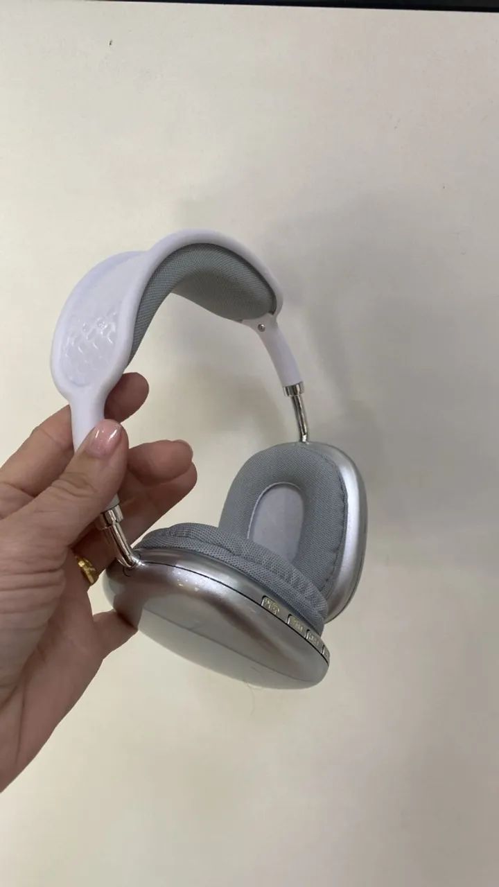 Fone De Ouvido Sem Fio Bluetooth Headphone Kapbom Ka P9 Branco -Loja Coimbra Comptadores - Foto 3