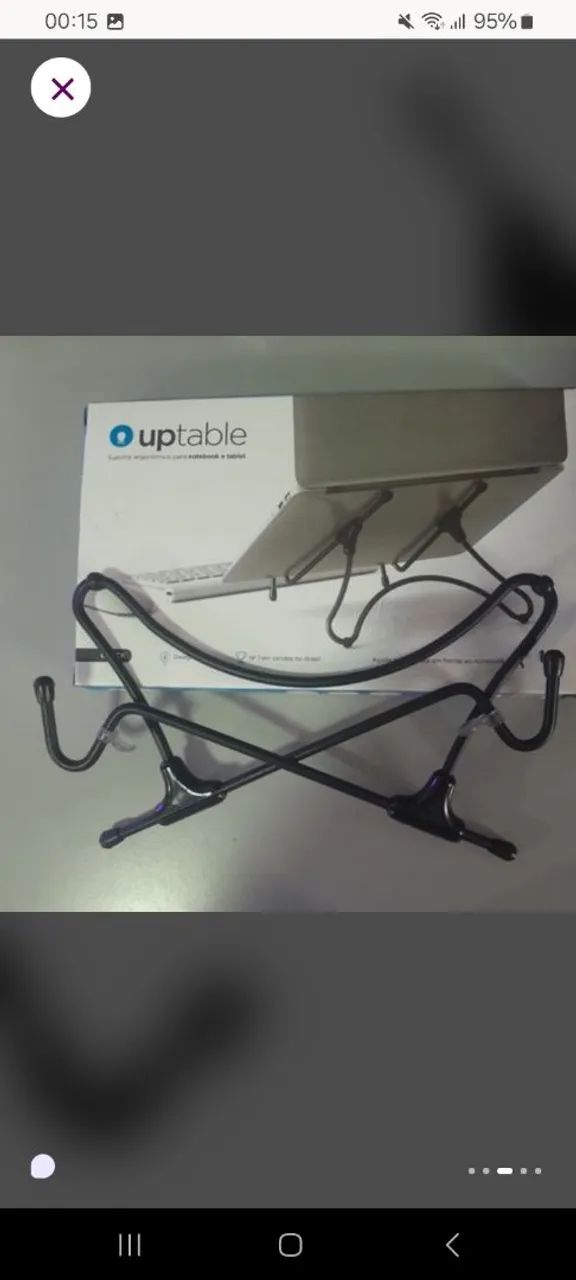 Suporte ergonômico para notebook e Tablet  - Foto 3