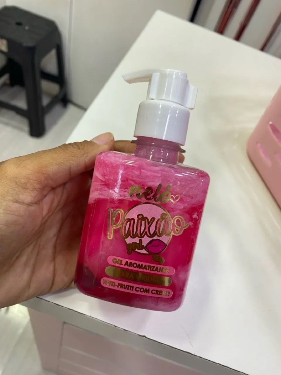 Gel  Beijável Intimidade Amor Girl - Melancia com Creme e Tutti Frutti com Creme - Foto 5