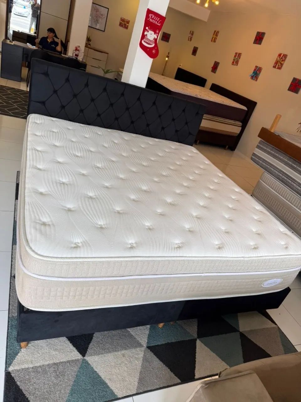 Colchão KING MAXFLEX TOP COM CABECEIRA  - Foto 4