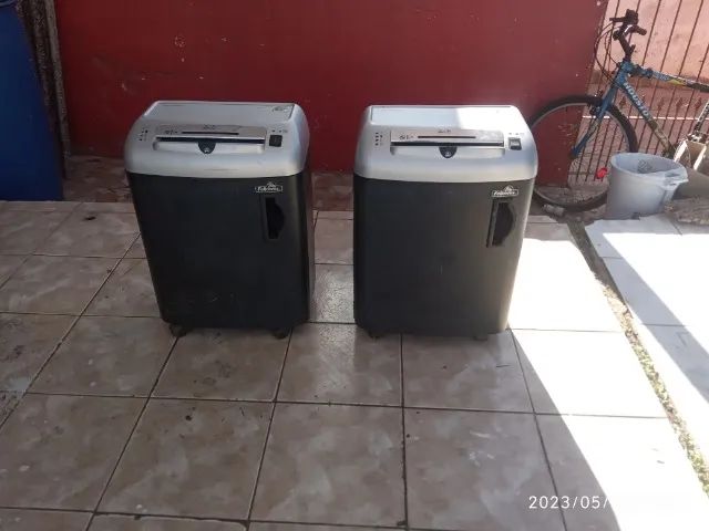 Two Used Professional Paper Shredders in Excellent Condition, 15 Sheets, 127 Volts