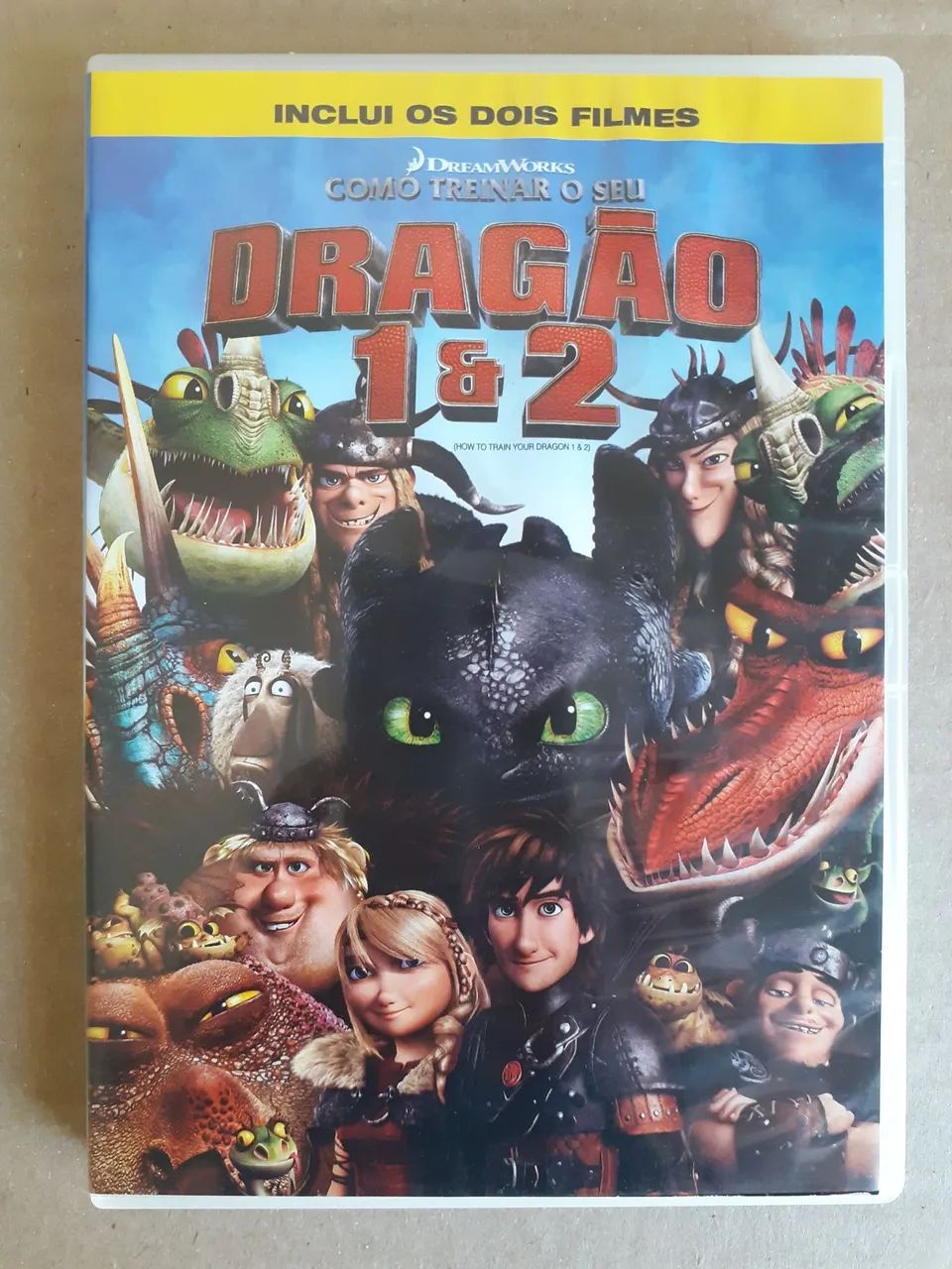 DVDs Como Treinar o Seu Dragão 1 e 2