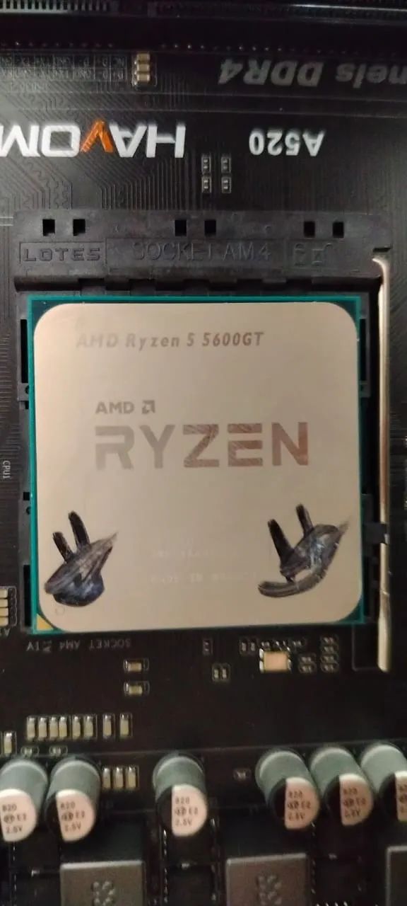 Kit Ryzen 5 5600gt + a520 Hayom + cooler amd - Foto 3