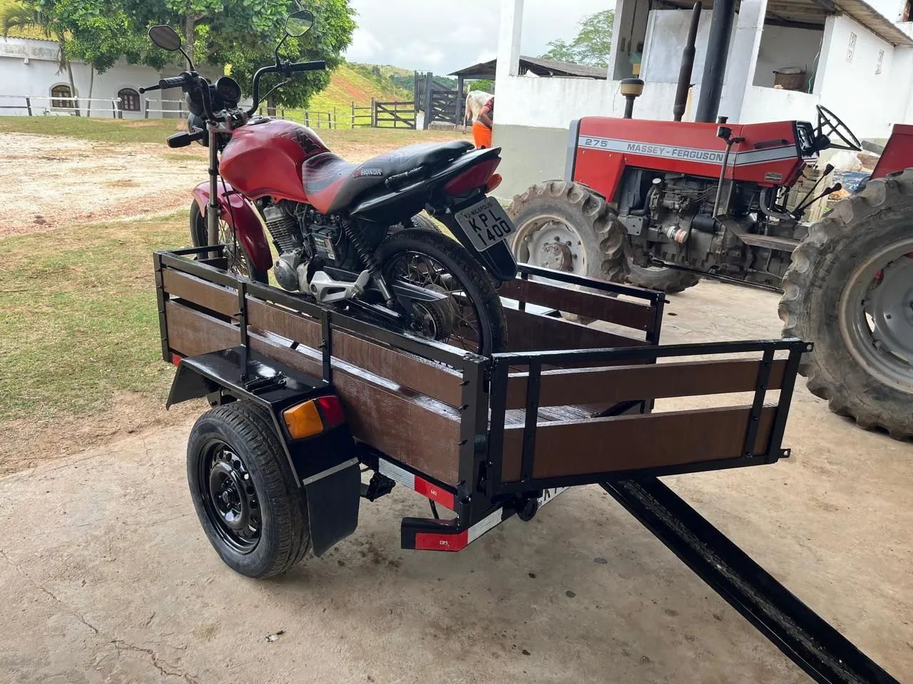 Carreta pra moto, carga ou cavalo  - Foto 3