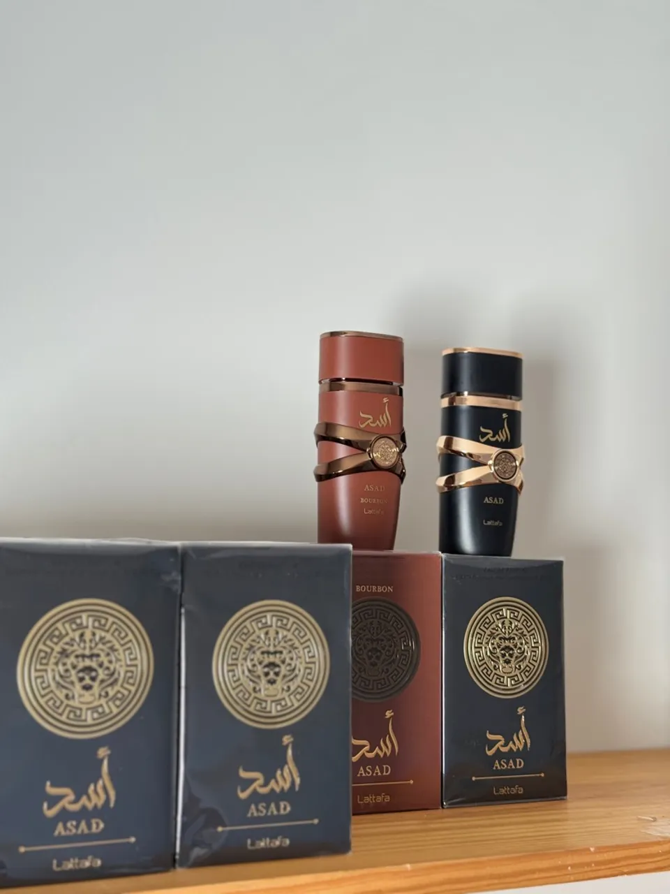 Perfume Asad Lattafa Preto e Bourbon- Original