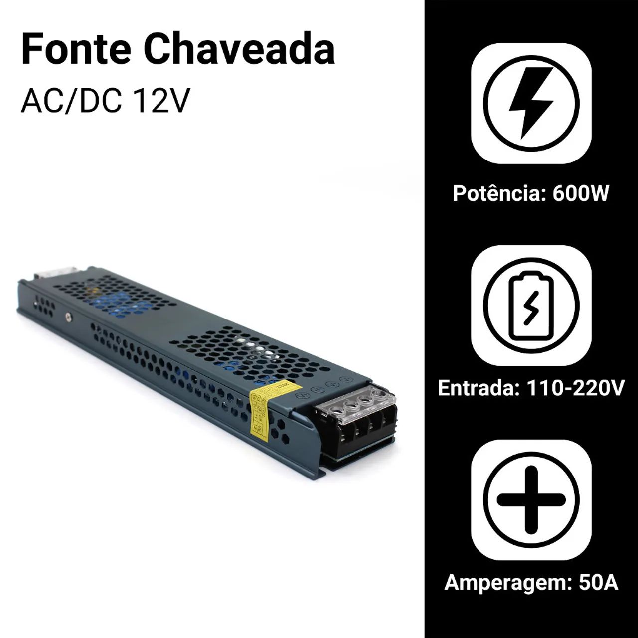 Fonte Chaveada SLIM ou Normal Novas - Foto 3