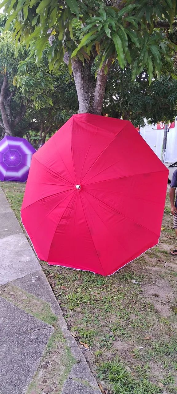 Ombrelone vermelho para área externa - Foto 2