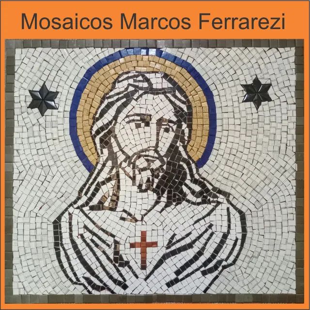 Mosaico face de Jesus Pantocrator  - Foto 6