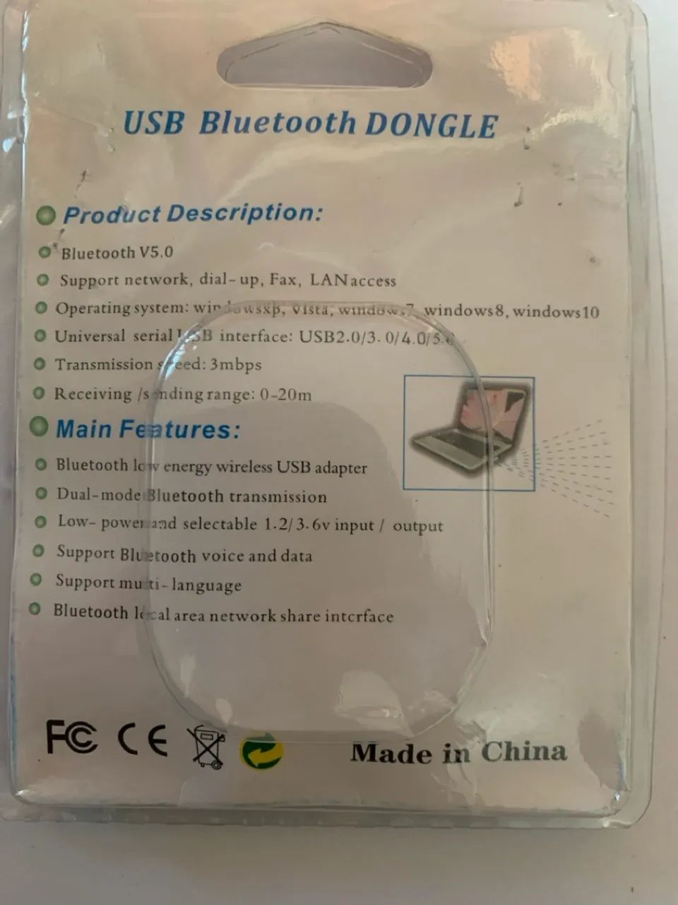Adaptador Bluetooth CSR 5.0 V5.0 Plug & Play - Foto 2