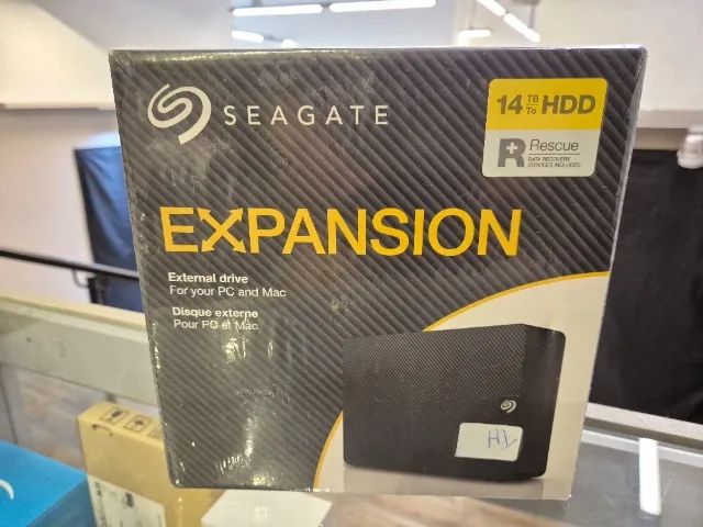 HD Externo 14TB Seagate Expansion HD 14TB 3.5 USB 3.0 Gar Lacr Orig Loj até 12x Sp Cps Sjc