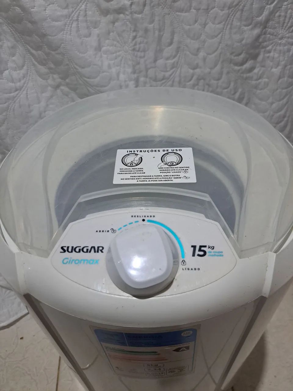 Centrífuga de Roupa Suggar 15kg - Foto 3