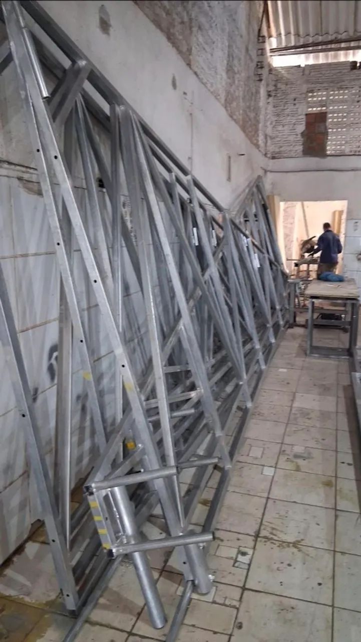 Fabricação de Tenda 15x15 duas águas 