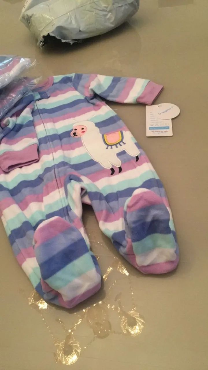 Macacão bebê fleece importado - Foto 3
