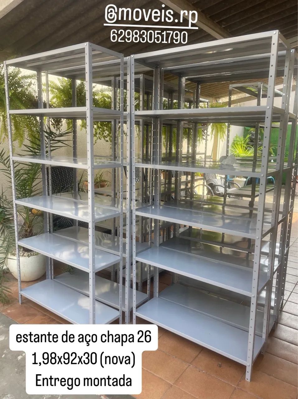 Prateleira de aço vários tamanhos  - Foto 2