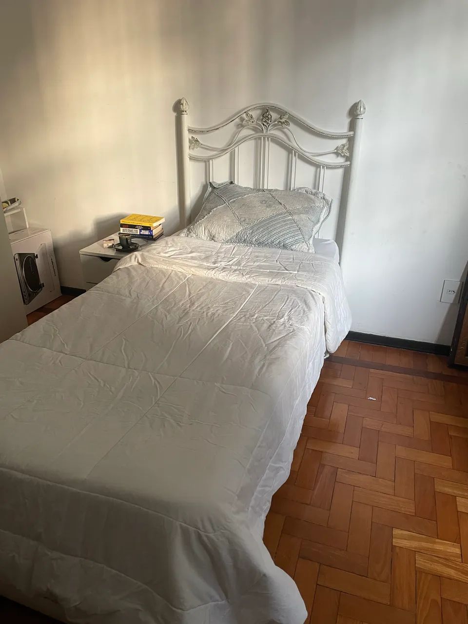 Cama Box Solteiro Ortobom com Cama Auxiliar + Colchão