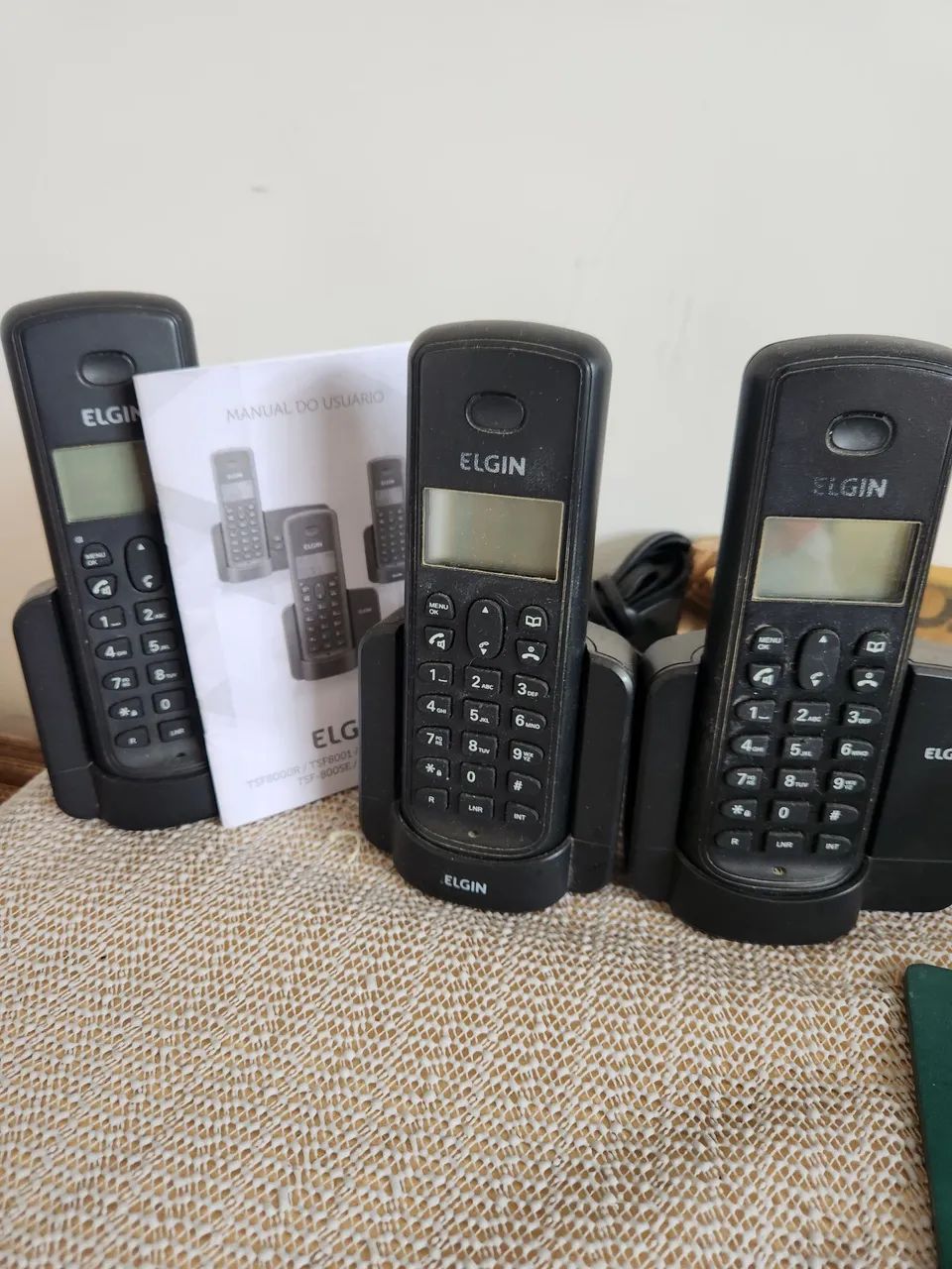 Telefone sem fio Elgin + 2 ramais - Foto 2