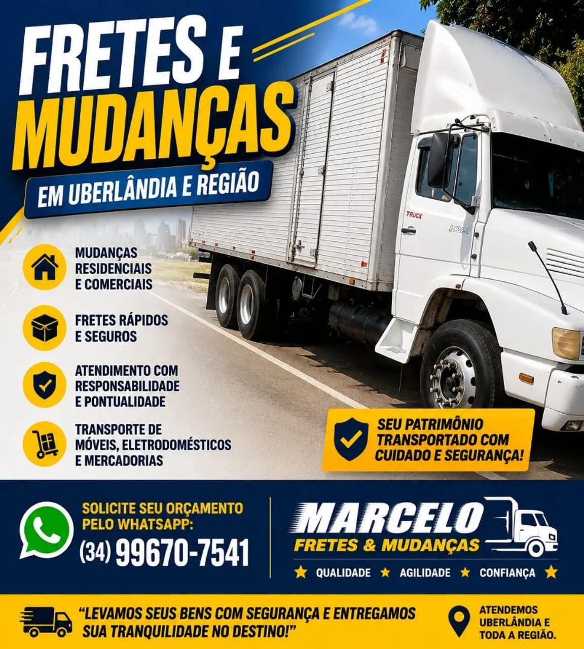 Frete e mudança 