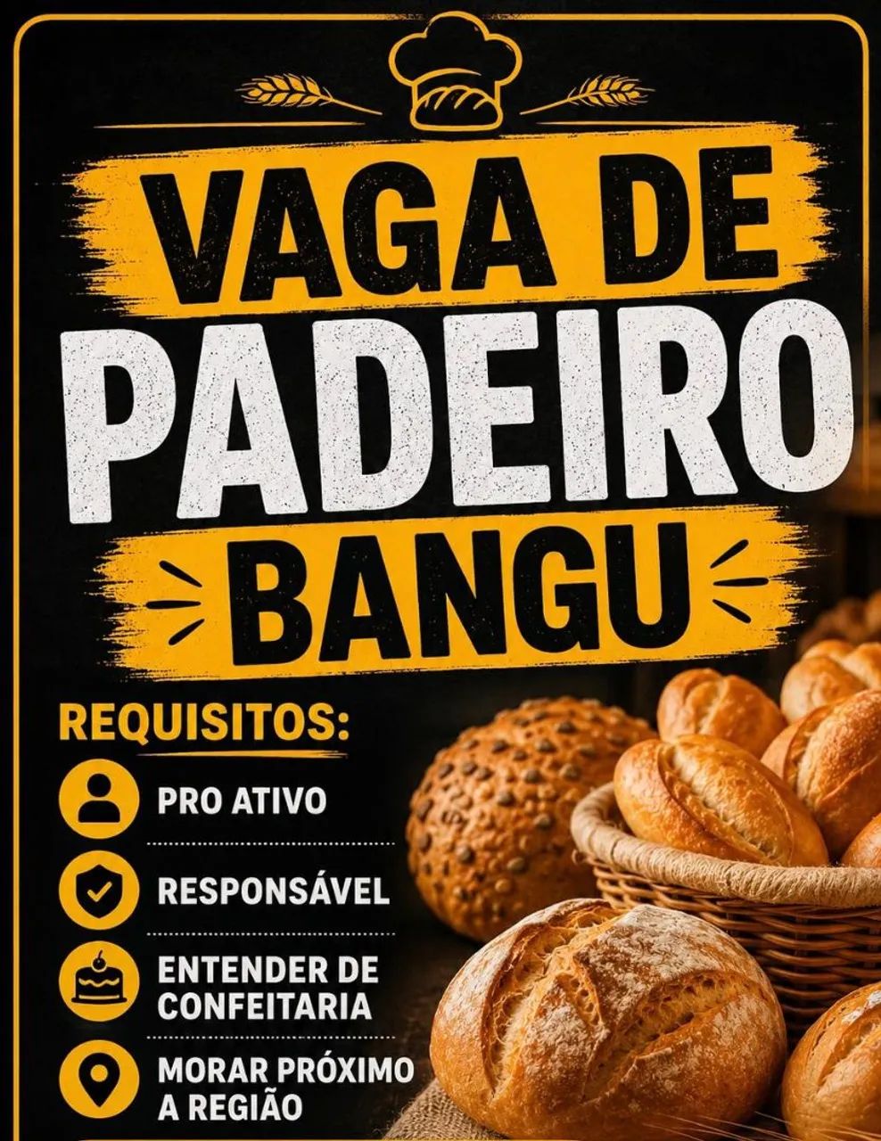 Vaga PADEIRO MESTRE 