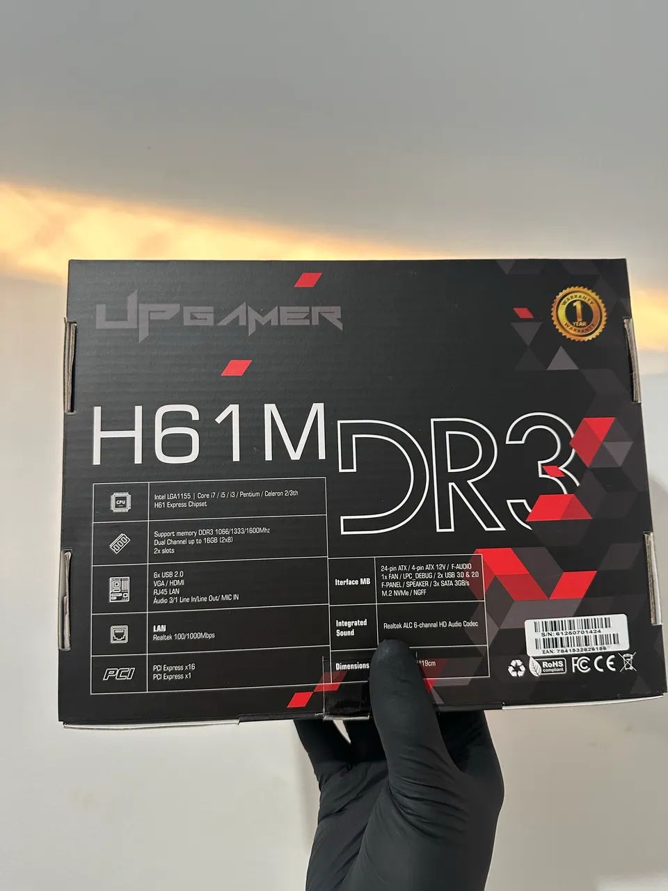 Placa mãe lga 1150 lacrada - Foto 2