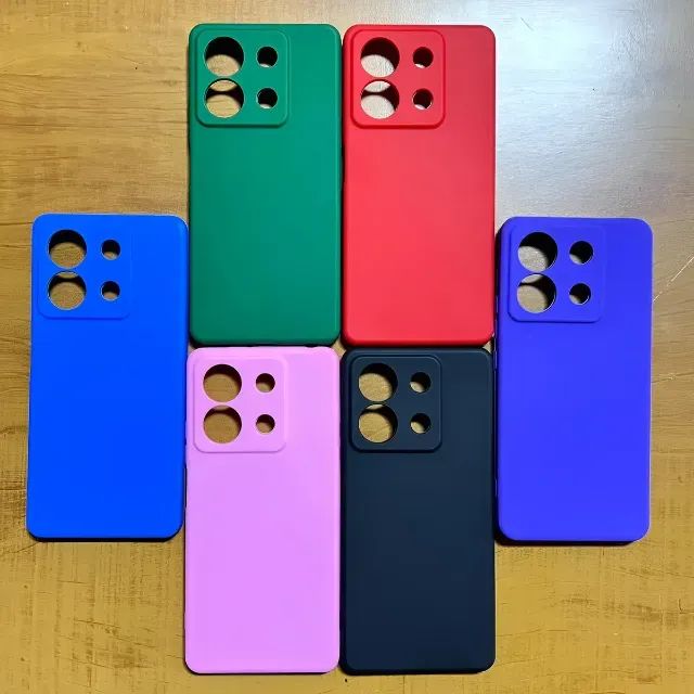 Capa Capinha Xiaomi Redmi Note 13 Pro 5G / Poco X6 5G Silicone Aveludada