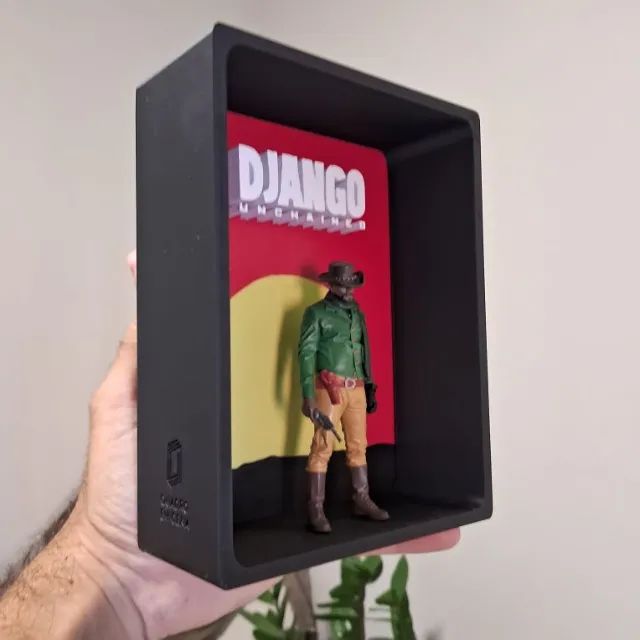 Quadro 3D do filme "Django Livre" - Foto 2