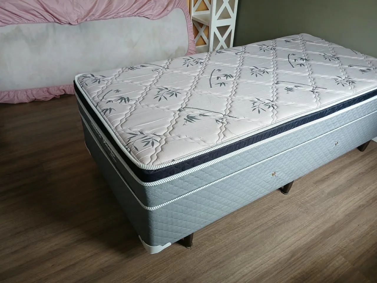 Cama de Solteiro colchão e box - Foto 3