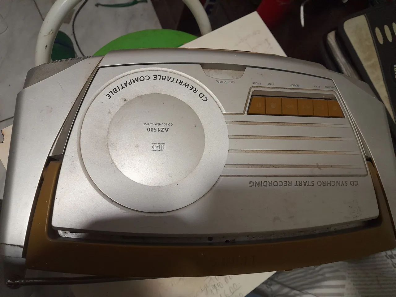 Rádio CD portátil Philips microsistem - Foto 3