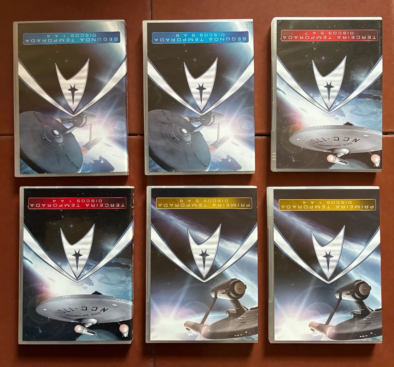DVDs Jornada nas Estrelas 1 e 2 temporadas LATA DECORATIVA - Foto 4