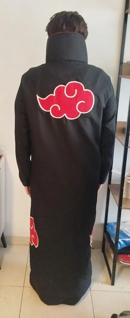 manto da akatsuki-naruto cosplay - Foto 3