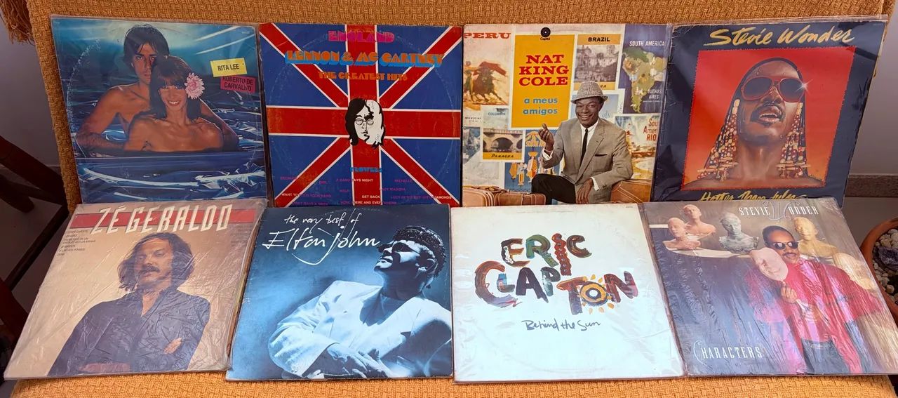 Discos variados nacionais e internacionais 