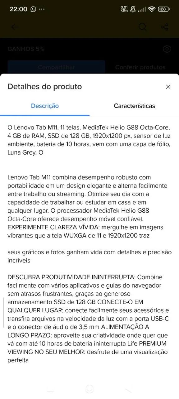 Tablet Lenovo TAB M11  - Foto 2