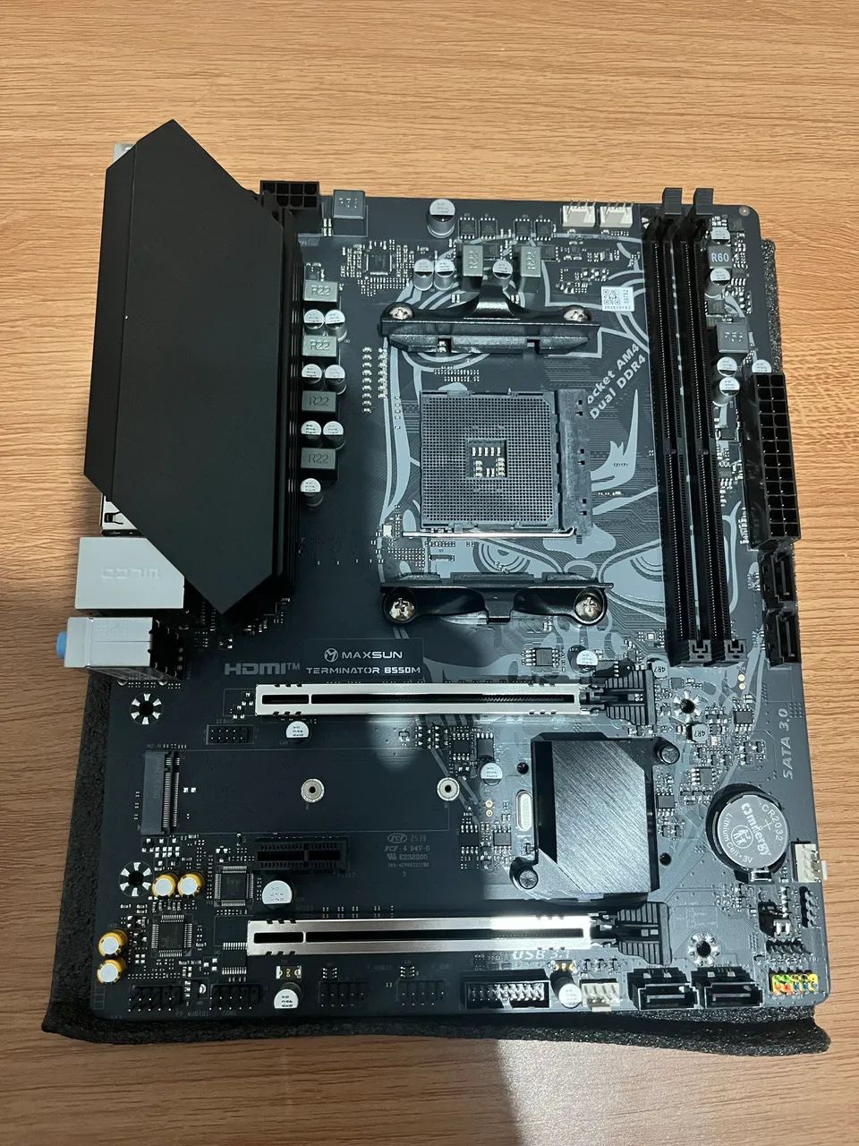 Placa-Mãe Maxsun B550M Terminator Socket AM4 - Nunca Usada - Foto 5