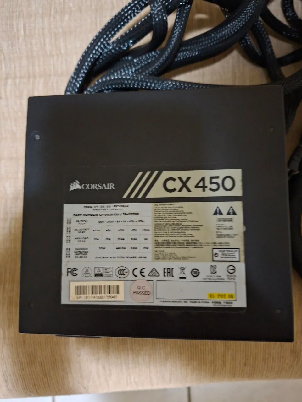 Fonte de PC Corsair CX450W  - Foto 3
