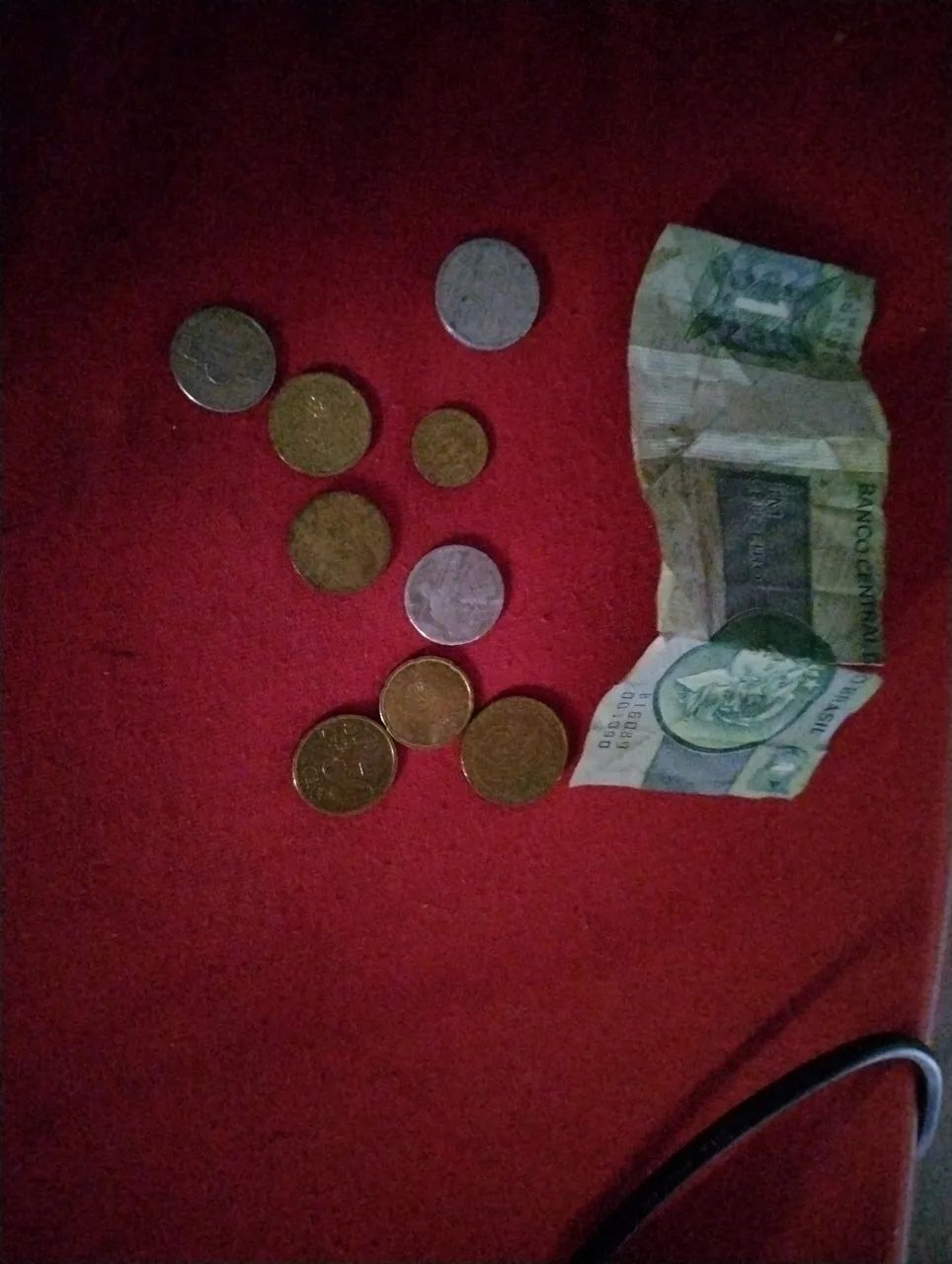 Moedas antigas e notas 
