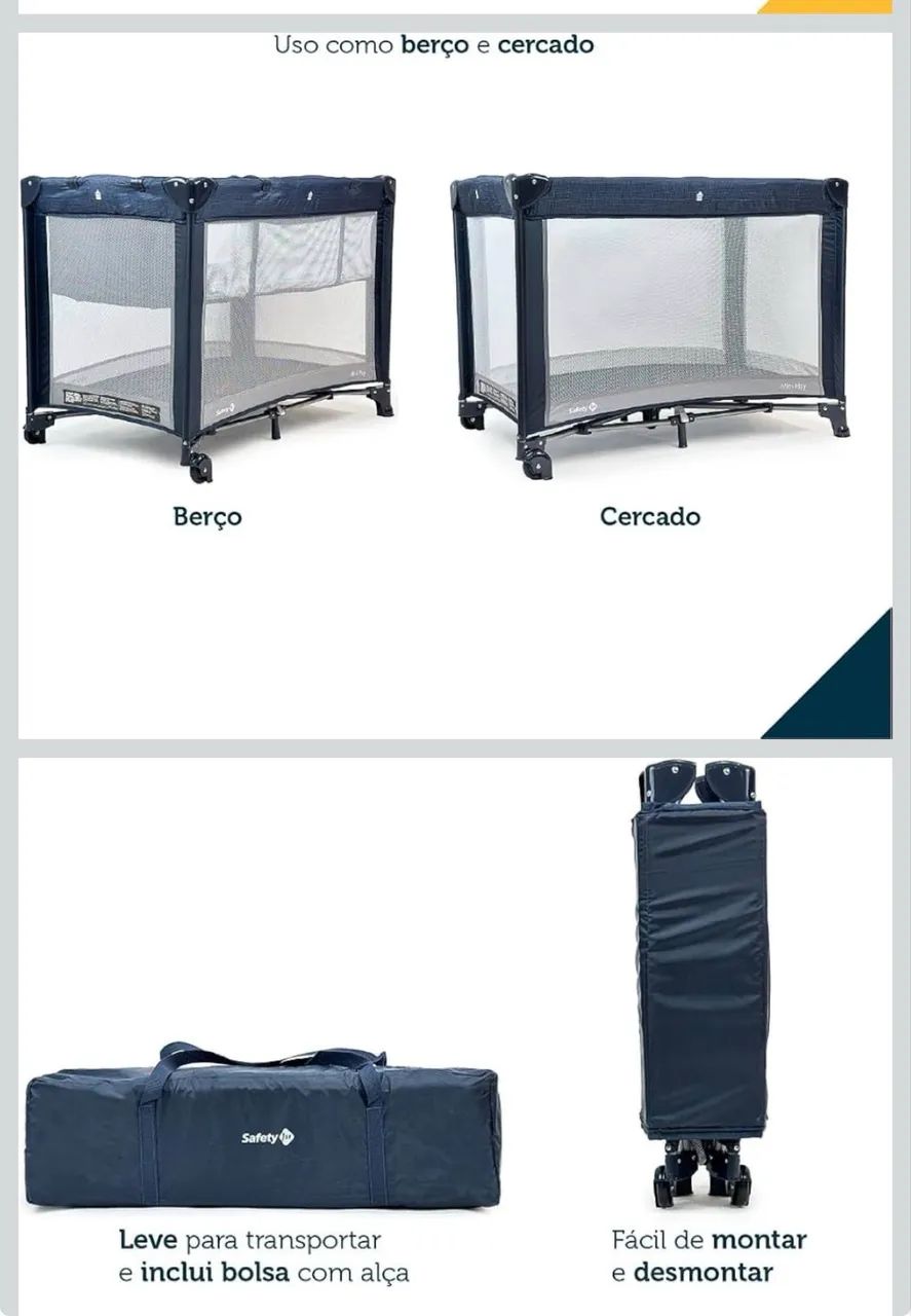 BERÇO PORTÁTIL - Foto 3