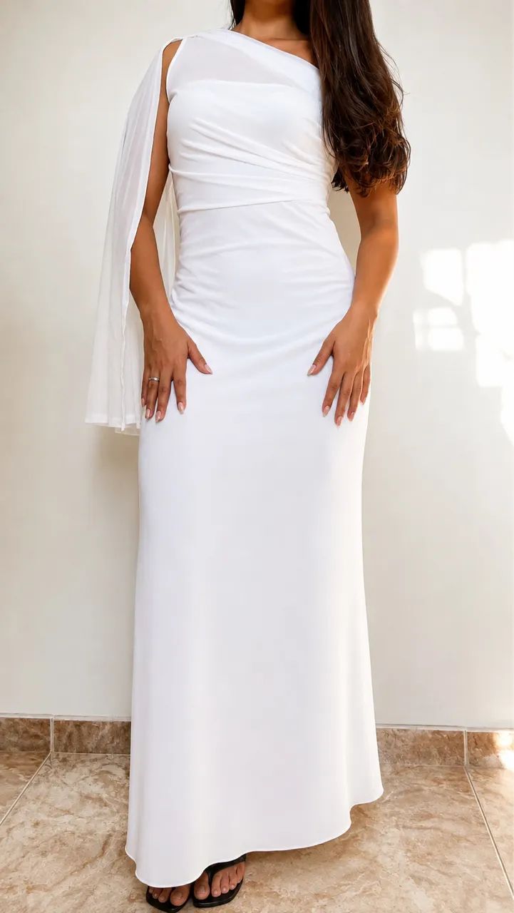 Vestido branco longo  - Foto 2