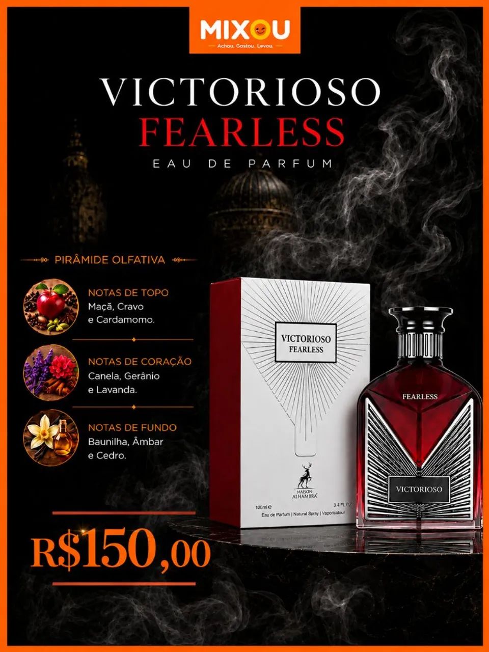 Perfume Árabe: VICTORIOSO FEARLESS