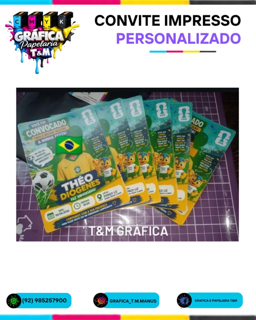 convite impresso - personalizado - Foto 3
