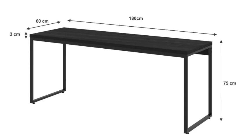 Mesa Dynamica Diretor 180X60X75cm - Foto 3
