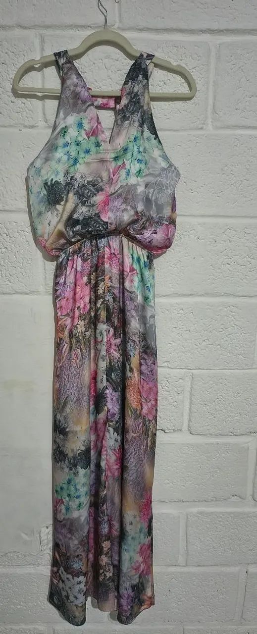 Vestido longo Atuale estampado floral - Foto 2