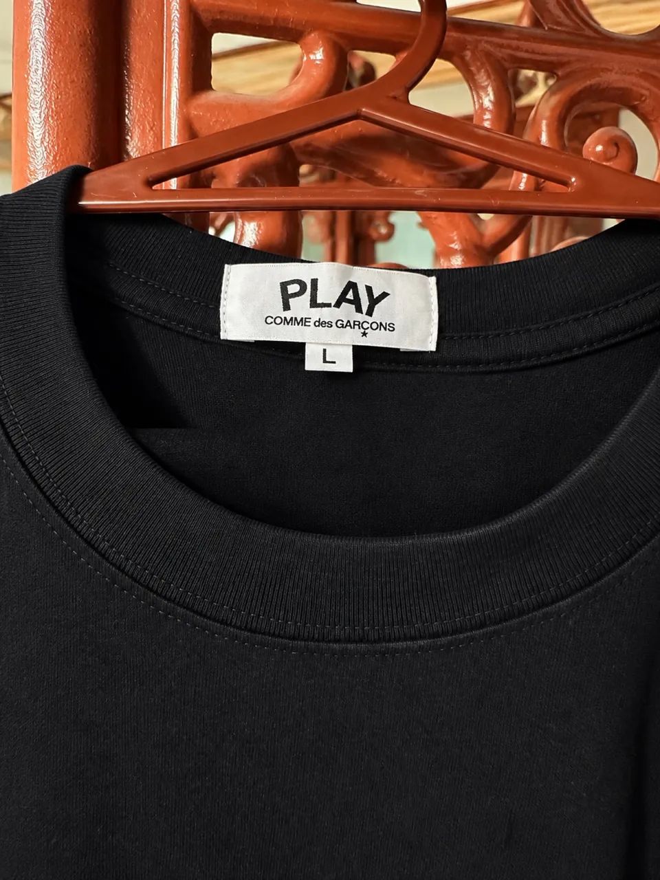 CAMISA COMME DES GARÇONS PLAY CORAÇÃO VERMELHO - Foto 5