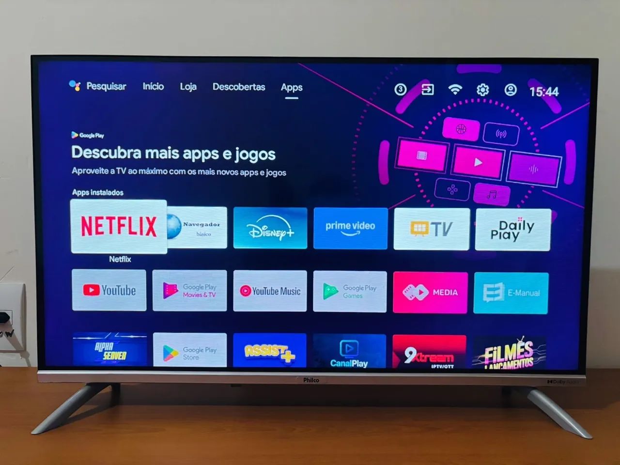 Vendo smart Philco 32 polegadas ótimo estado 