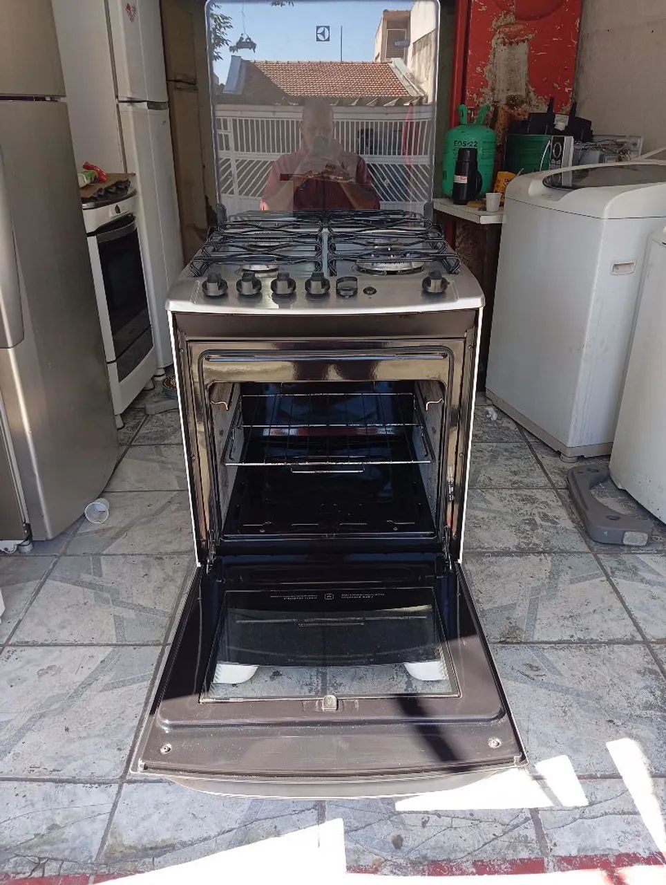 Fogão Electrolux 4 bocas acendedor elétrico e grill  - Foto 5