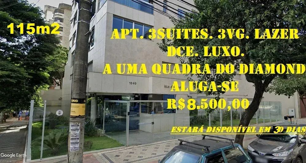 Apt 3 suítes, 3 vg, com  115m2 no Santo Agostinho - Foto 2