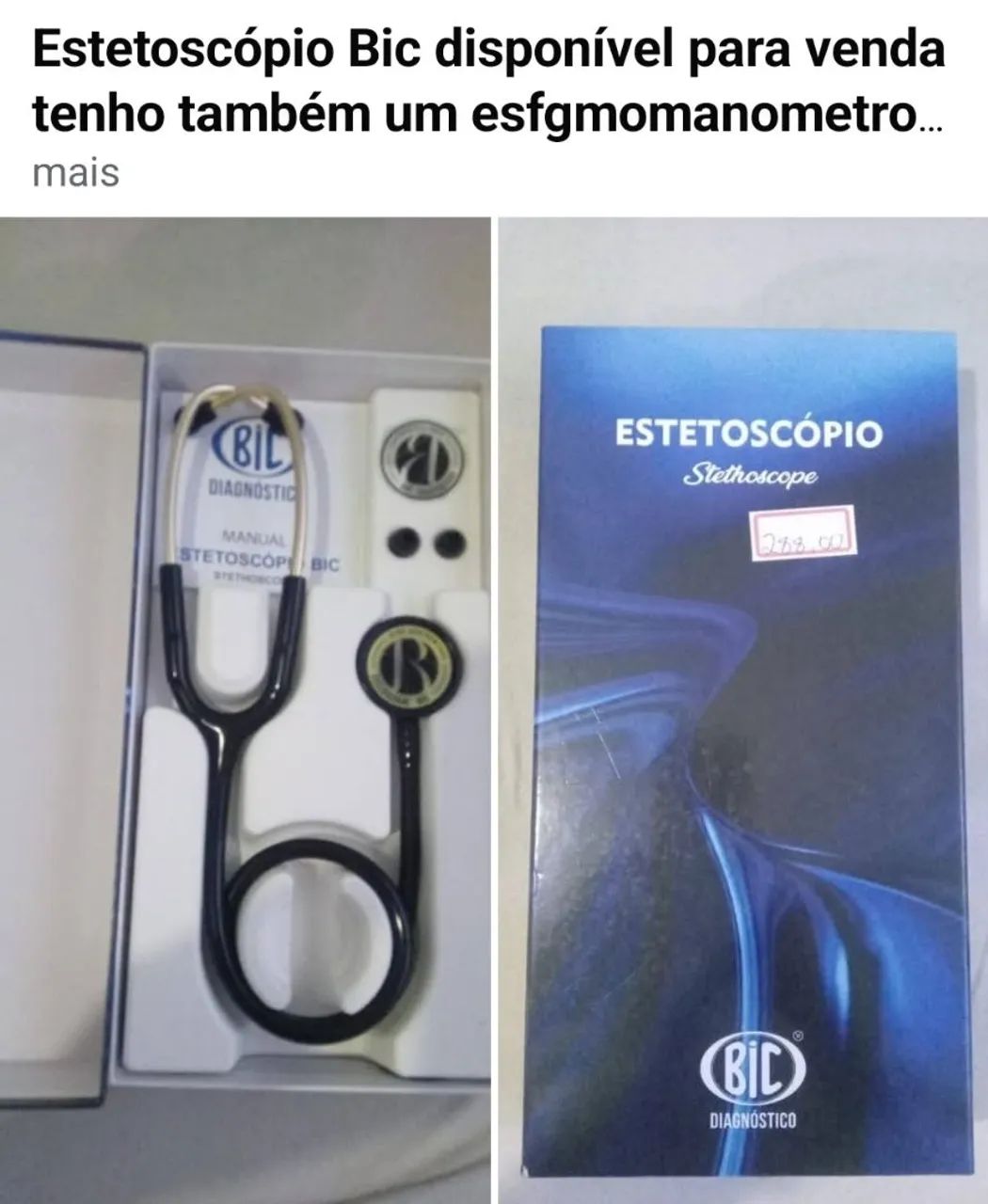 Estetoscópio  Bic  - Foto 2