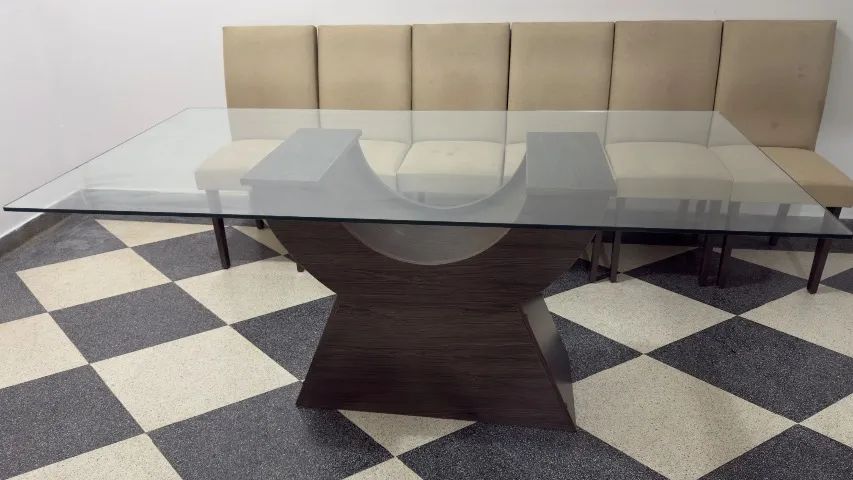 Mesa de jantar retangular 