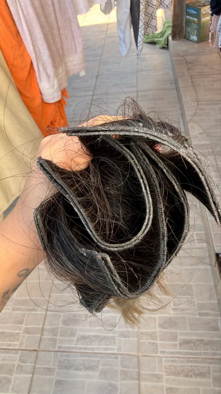 Cabelo brasileiro 100 gramas  - Foto 5