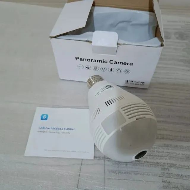 Lampada com Camera Wi-fi