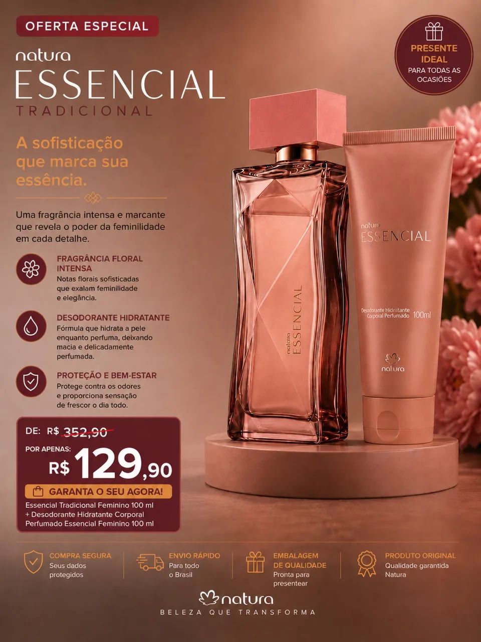 Kit Essencial Tradicional Femino